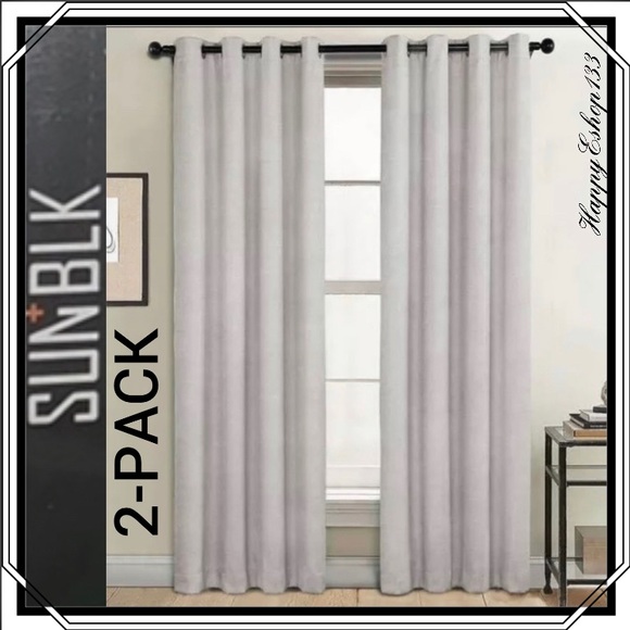 SunBLK Accents Sunblk Total Blackout Curtains 52 X 84 2pack Poshmark